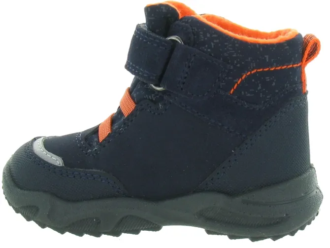 apres ski bottes fourrees - - bebe garcon - Nubuck - Bleu - Superfit