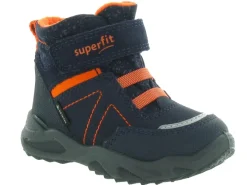 apres ski bottes fourrees - - bebe garcon - Nubuck - Bleu - Superfit