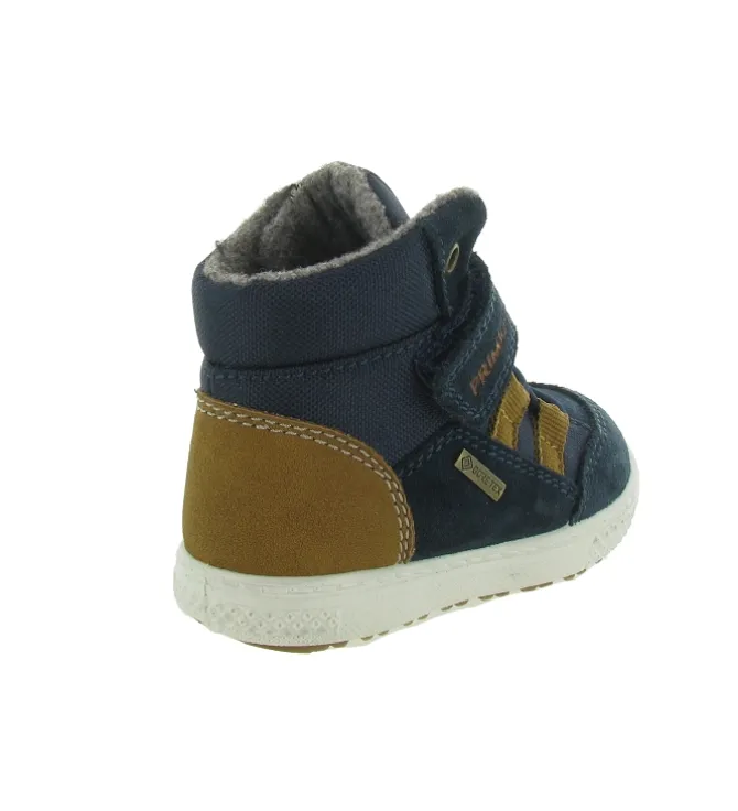 apres ski bottes fourrees - - bebe garcon - Nubuck - Bleu Marine - Primigi