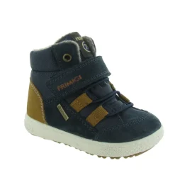apres ski bottes fourrees - - bebe garcon - Nubuck - Bleu Marine - Primigi