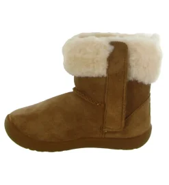 apres ski bottes fourrees - - bebe fille - Nubuck - Marron - Ugg australia