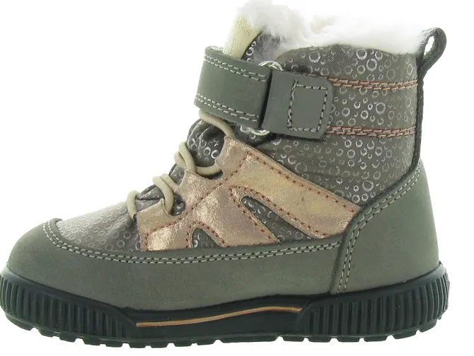 apres ski bottes fourrees - - bebe fille - Synthétique - Gris - Primigi