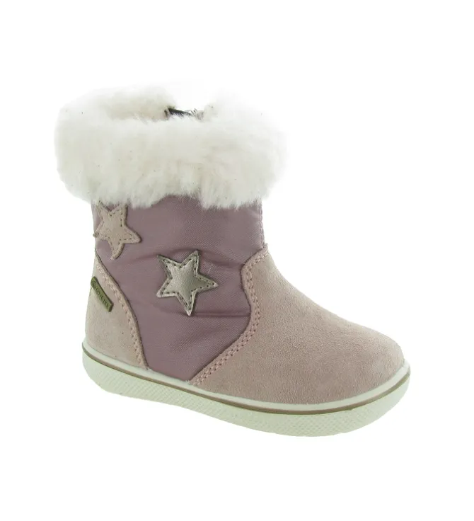 apres ski bottes fourrees - - bebe fille - Nubuck - Rose - Primigi