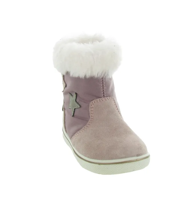 apres ski bottes fourrees - - bebe fille - Nubuck - Rose - Primigi