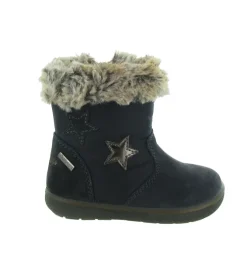 apres ski bottes fourrees - - bebe fille - Nubuck - Bleu - Primigi
