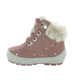 apres ski bottes fourrees - - bebe fille - Cuir - Rose - Superfit