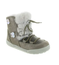 apres ski bottes fourrees - - bebe fille - Nubuck - Gris - Primigi