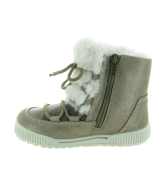 apres ski bottes fourrees - - bebe fille - Nubuck - Gris - Primigi