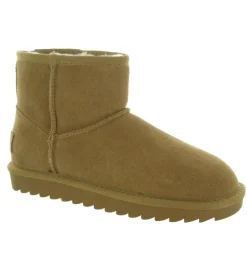 apres ski bottes fourrees - Bottine chaude - femme - Nubuck - Beige - Colors of california