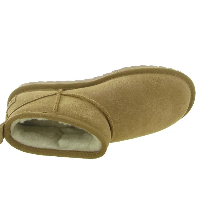 apres ski bottes fourrees - Bottine chaude - femme - Nubuck - Beige - Colors of california