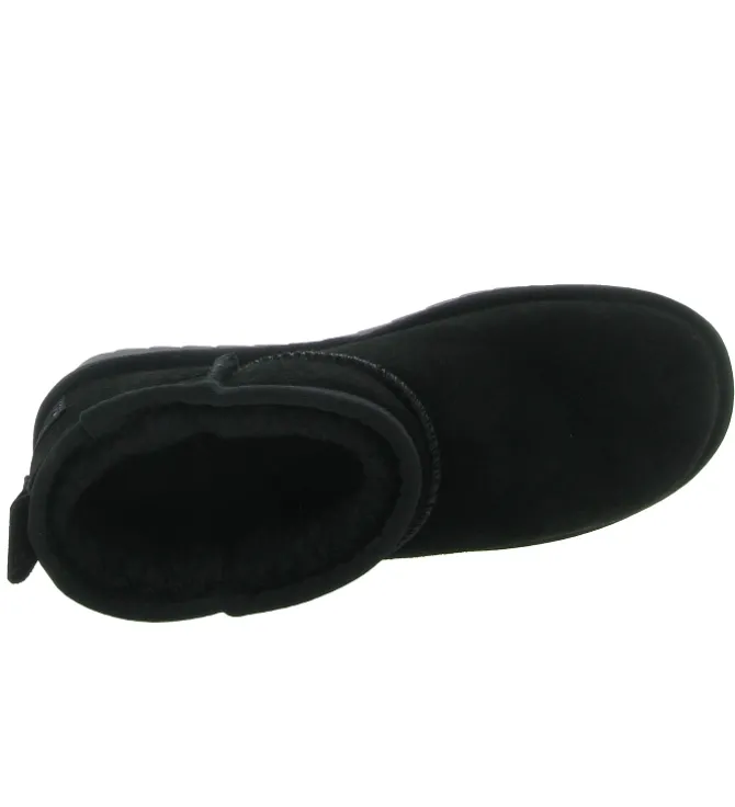 apres ski bottes fourrees - Bottine chaude - femme - Nubuck - Noir - Colors of california