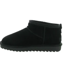 apres ski bottes fourrees - Bottine chaude - femme - Nubuck - Noir - Colors of california