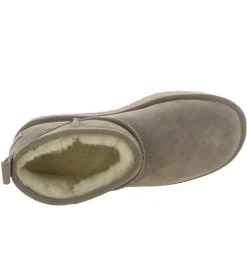 apres ski bottes fourrees - Bottine chaude - femme - Nubuck - Taupe - Colors of california