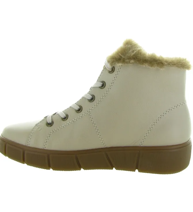 apres ski bottes fourrees - Botte de neige - femme - Cuir - Beige - Remonte