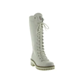 apres ski bottes fourrees - Botte de neige - femme - Cuir - Gris - New italia shoes
