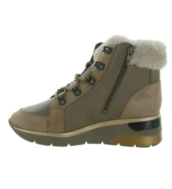 apres ski bottes fourrees - Botte de neige - femme - Cuir - Beige - Mephisto
