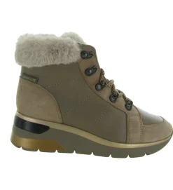 apres ski bottes fourrees - Botte de neige - femme - Cuir - Beige - Mephisto