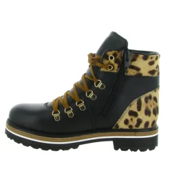 apres ski bottes fourrees - Botte de neige - femme - Cuir - Léopard - La thuile