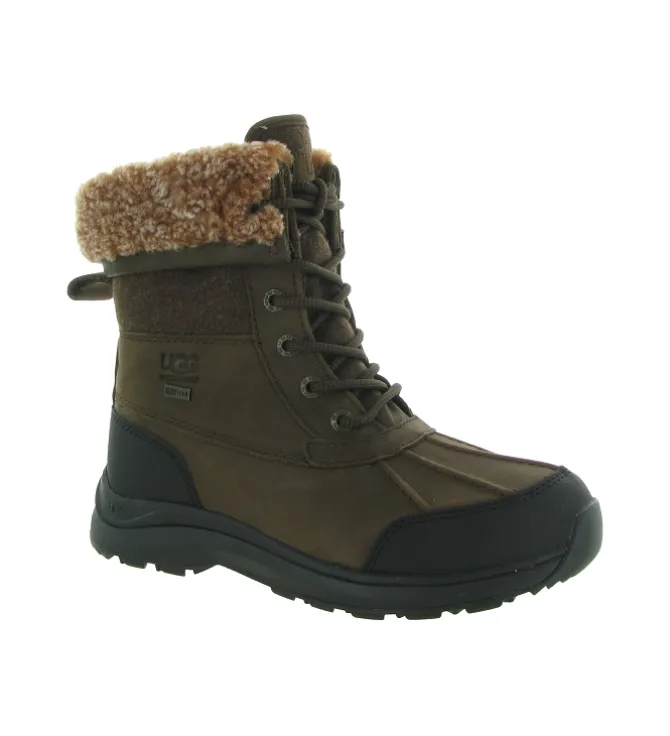 apres ski bottes fourrees - Botte de neige - femme - Cuir - Marron - Ugg australia