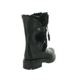apres ski bottes fourrees - Botte de neige - femme - Cuir - Noir - Armando