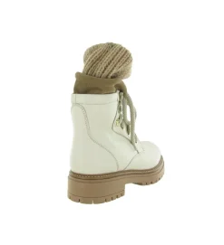 apres ski bottes fourrees - Botte de neige - femme - Cuir - Blanc - Armando