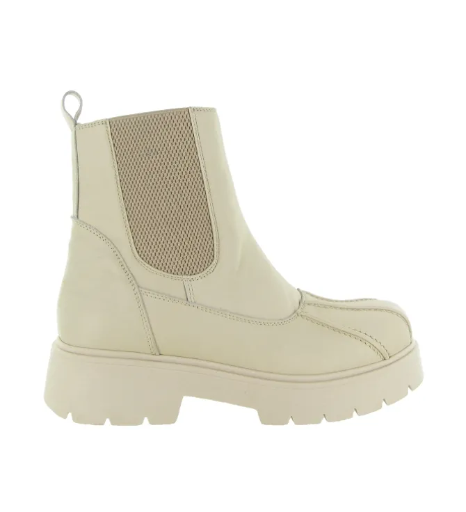 apres ski bottes fourrees - Botte de neige - femme - Cuir - Blanc - Armando