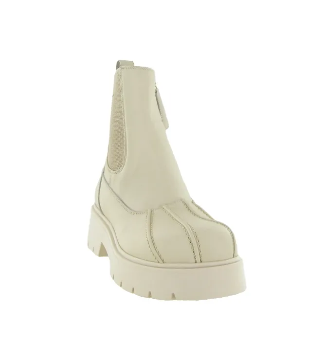 apres ski bottes fourrees - Botte de neige - femme - Cuir - Blanc - Armando