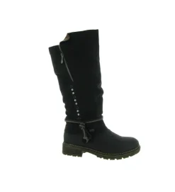 apres ski bottes fourrees - Botte de neige - femme - Synthétique - Noir - Rieker
