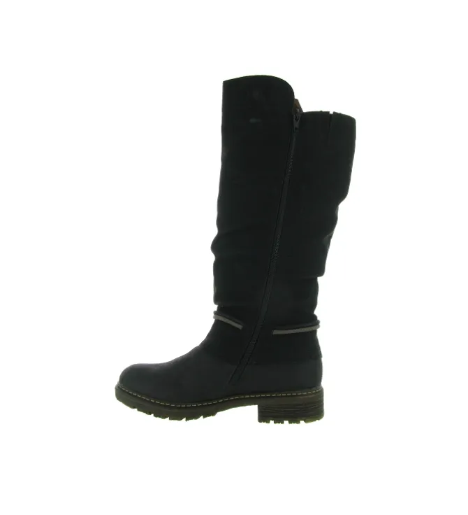 apres ski bottes fourrees - Botte de neige - femme - Synthétique - Noir - Rieker