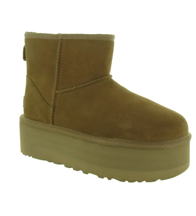 apres ski bottes fourrees - Bottine chaude - femme - Nubuck - Chestnut - Ugg australia