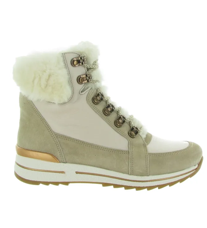 apres ski bottes fourrees - Bottine chaude - femme - Nubuck - Blanc - Ara