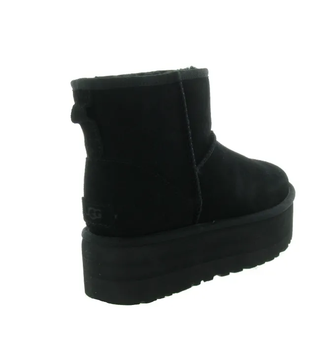 apres ski bottes fourrees - Bottine chaude - femme - Nubuck - Noir - Ugg australia