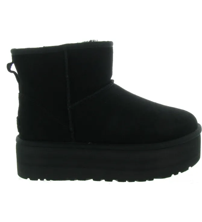apres ski bottes fourrees - Bottine chaude - femme - Nubuck - Noir - Ugg australia