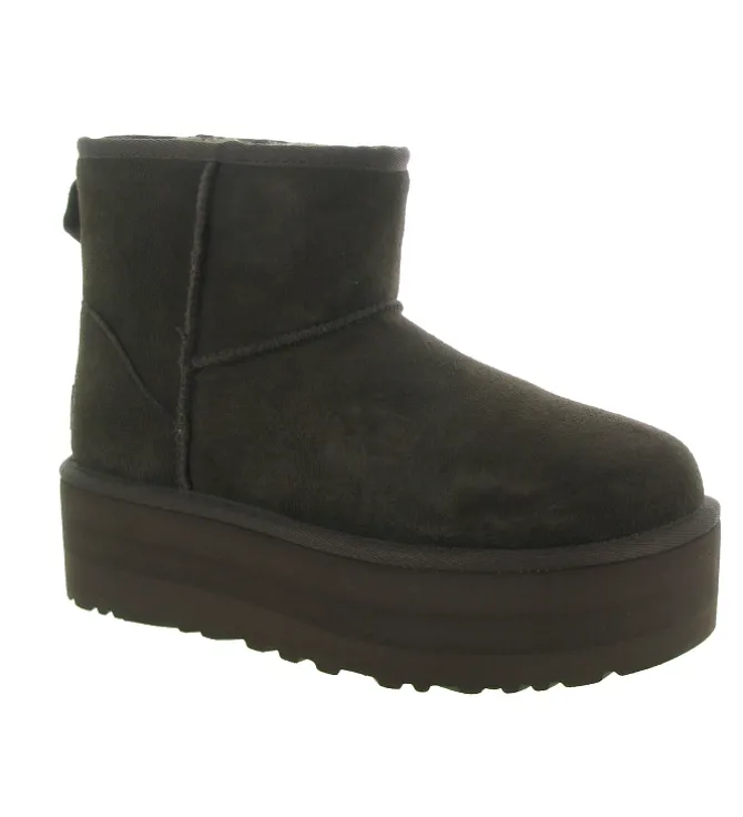 apres ski bottes fourrees - Bottine chaude - femme - Nubuck - Marron - Ugg australia