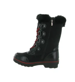 apres ski bottes fourrees - Bottine chaude - femme - Synthétique - Noir - Kimberfeel