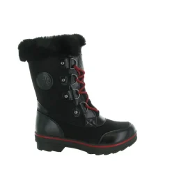 apres ski bottes fourrees - Bottine chaude - femme - Synthétique - Noir - Kimberfeel