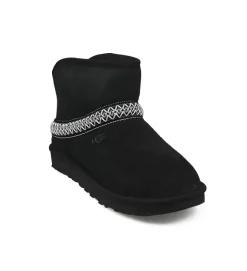 apres ski bottes fourrees - Bottine chaude - femme - Nubuck - Noir - Ugg australia