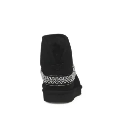apres ski bottes fourrees - Bottine chaude - femme - Nubuck - Noir - Ugg australia