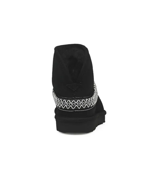 apres ski bottes fourrees - Bottine chaude - femme - Nubuck - Noir - Ugg australia
