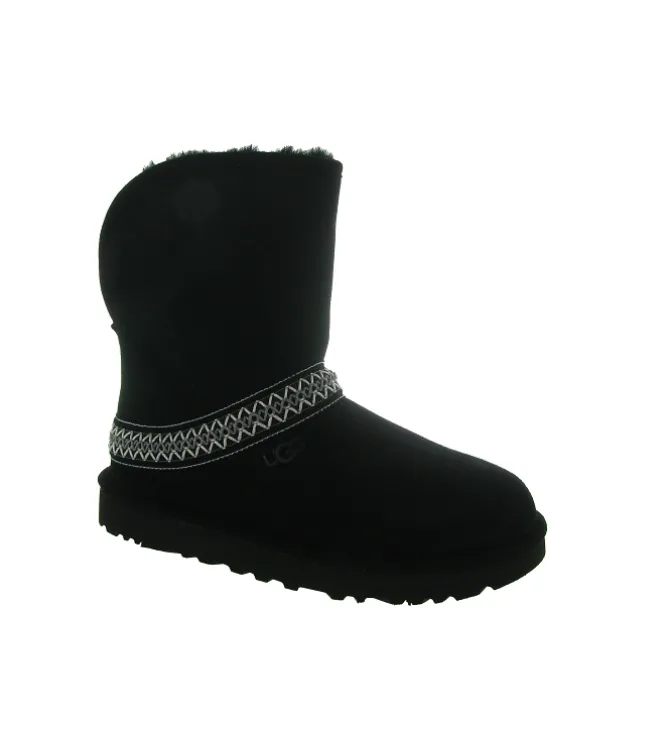apres ski bottes fourrees - Botte fourrée - femme - Nubuck - Noir - Ugg australia