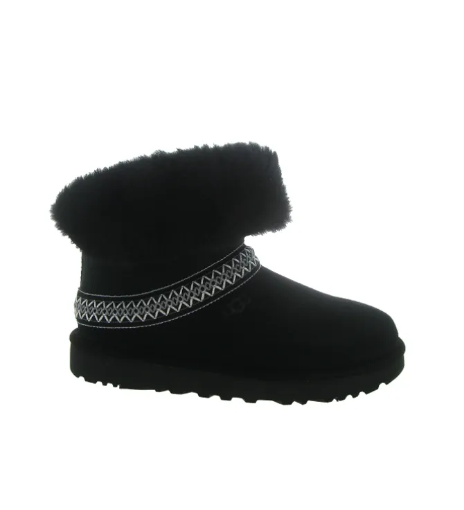 apres ski bottes fourrees - Botte fourrée - femme - Nubuck - Noir - Ugg australia