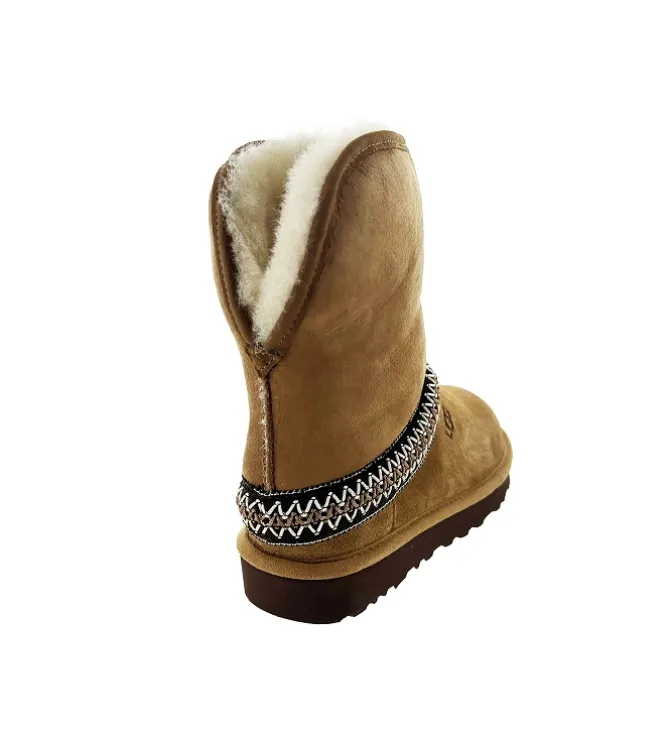 apres ski bottes fourrees - Botte fourrée - femme - Nubuck - Crème - Ugg australia
