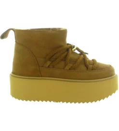 apres ski bottes fourrees - Bottine chaude - femme - Laine - Marron - Inuikii