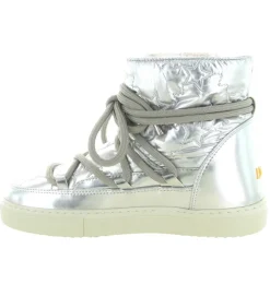 apres ski bottes fourrees - Bottine chaude - femme - Nylon - Argent - Inuikii