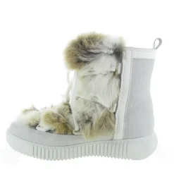 apres ski bottes fourrees - Botte fourrée - femme - Fourrure - Blanc - Oscar