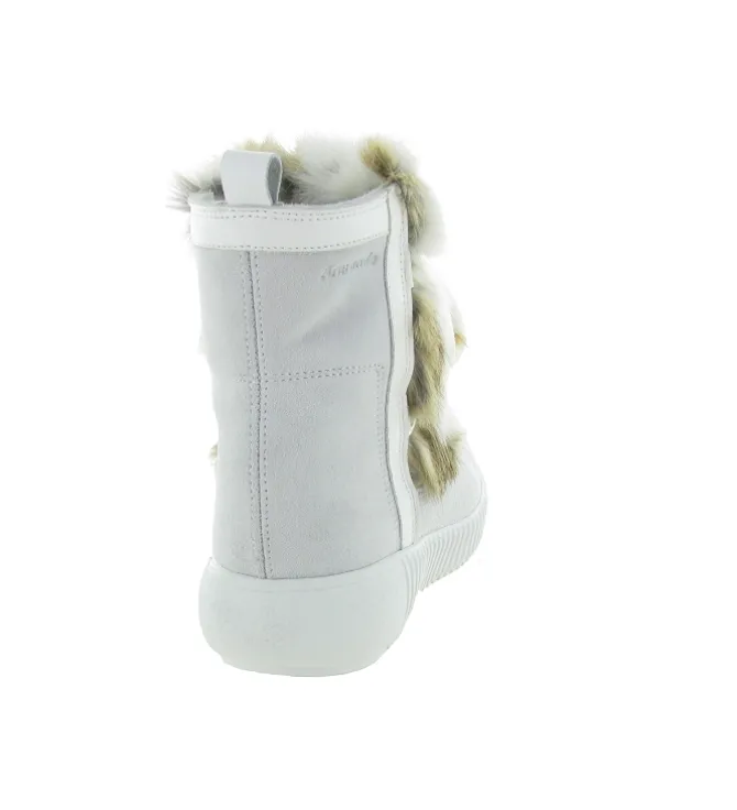 apres ski bottes fourrees - Botte fourrée - femme - Fourrure - Blanc - Oscar