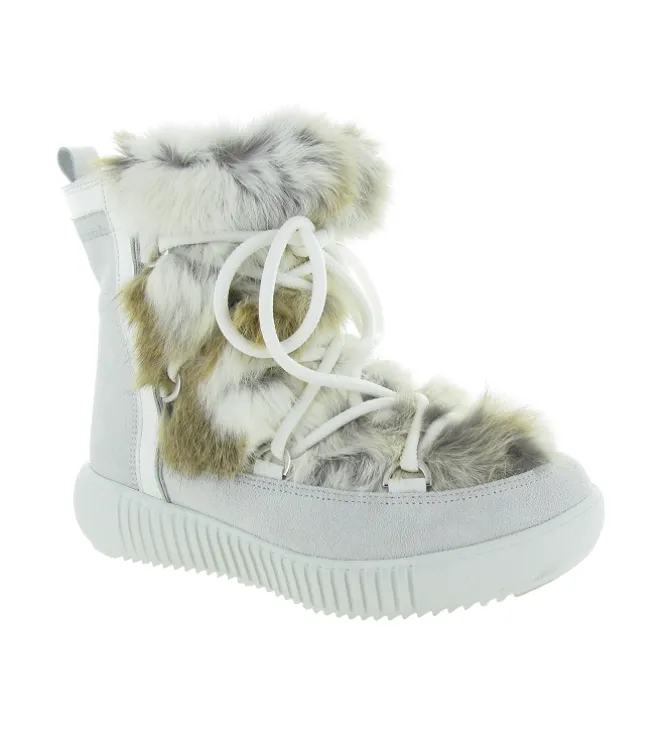 apres ski bottes fourrees - Botte fourrée - femme - Fourrure - Blanc - Oscar