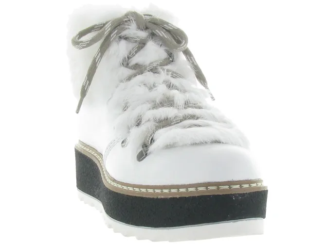 apres ski bottes fourrees - Botte de neige - femme - Nubuck - Blanc - Armando