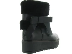 apres ski bottes fourrees - Botte de neige - femme - Cuir - Noir - Armando