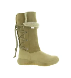 apres ski bottes fourrees - Botte de neige - femme - Nubuck - Beige - Oscar